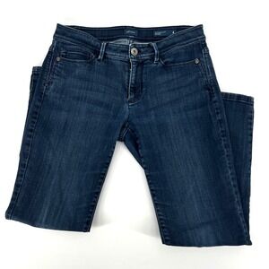 J Jill Denim Authentic Fit Slim Ankle Jeans Dark Wash Women's Size 4